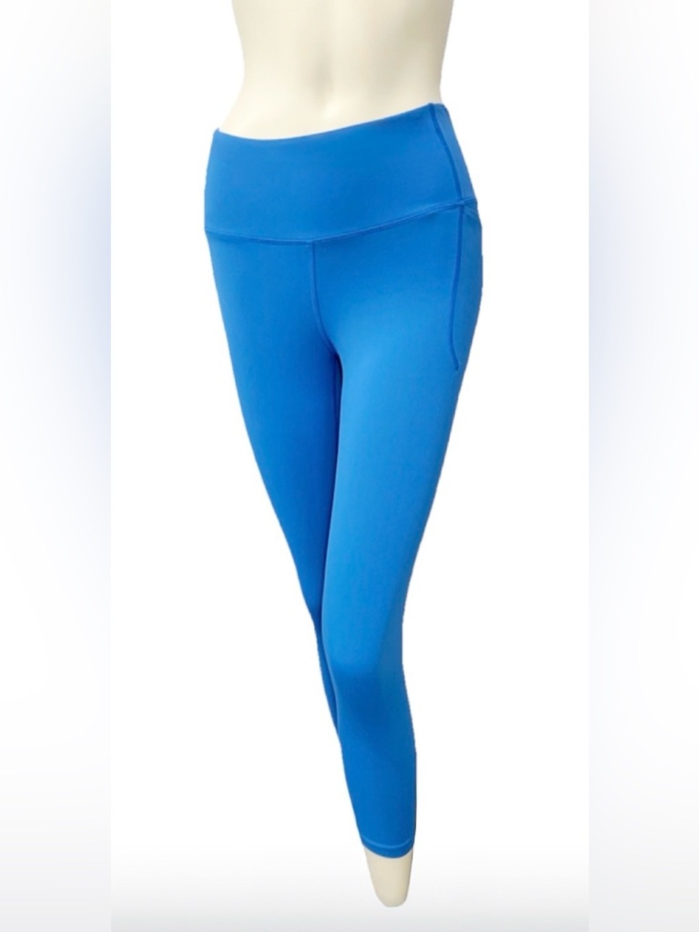 Under Armour Blue Cropped Leggings Size M Athletic